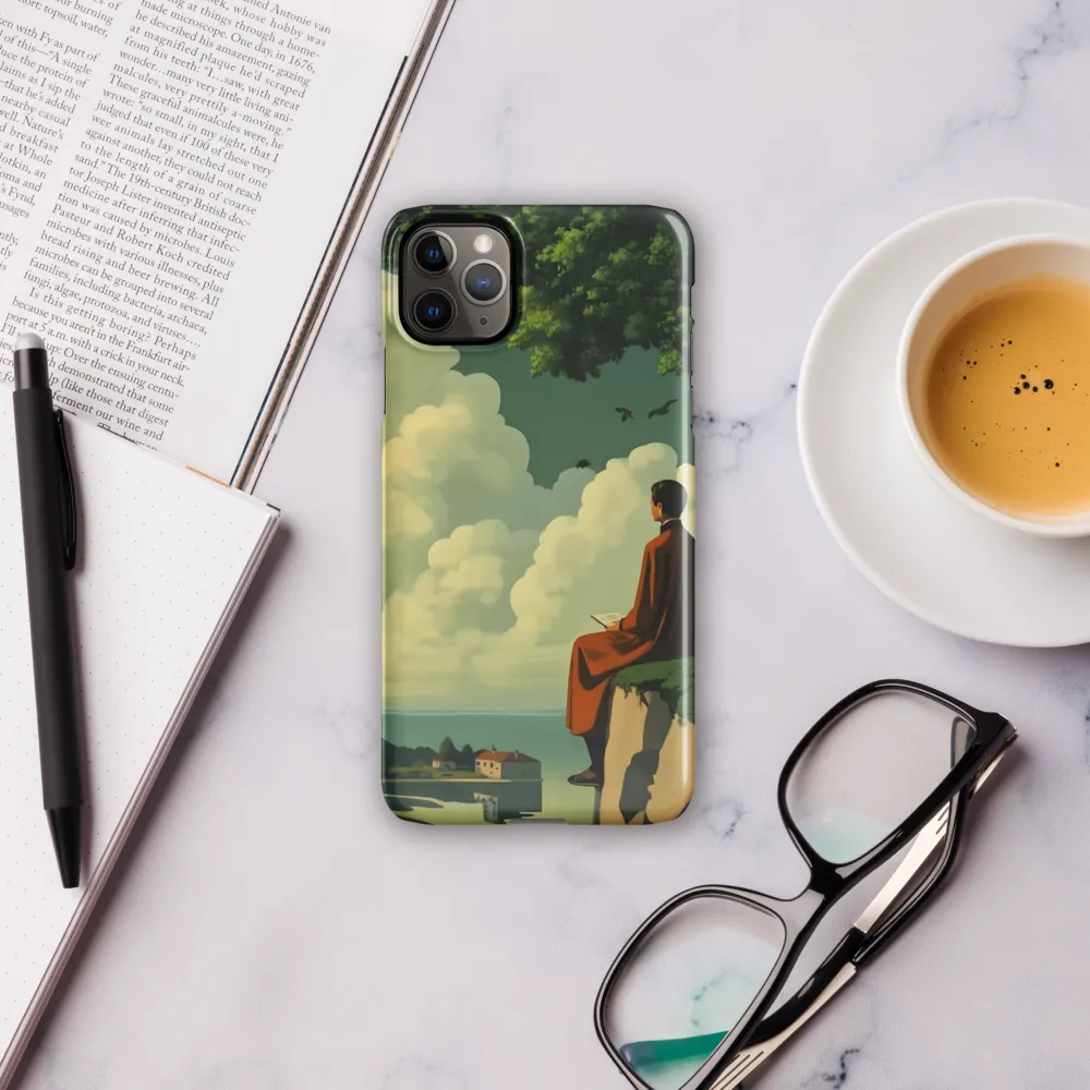 Meditation at the Edge of Serenity | Phone Case |  11 Pro Max | Snap Case | Glossy