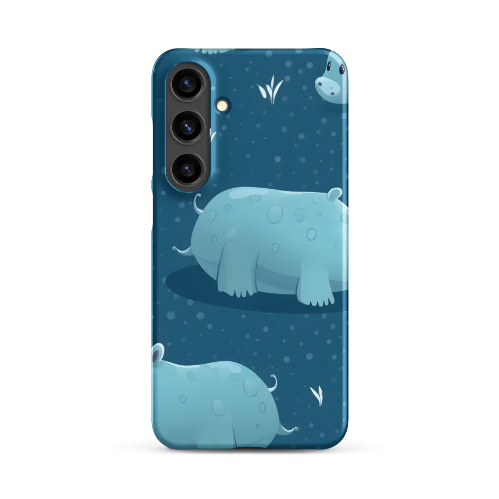 Whimsical Hippo Play | Phone Case |  S24 Plus | Snap Case | Matte
