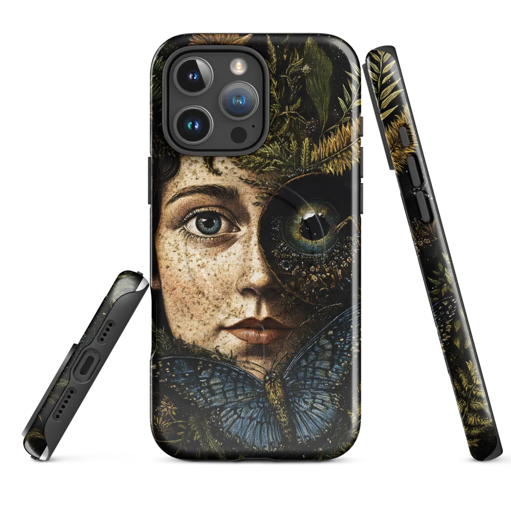 Nature's Embrace: A Surreal Portrait | Phone Case |  16 Pro Max | MagSafe® Tough Case | Glossy