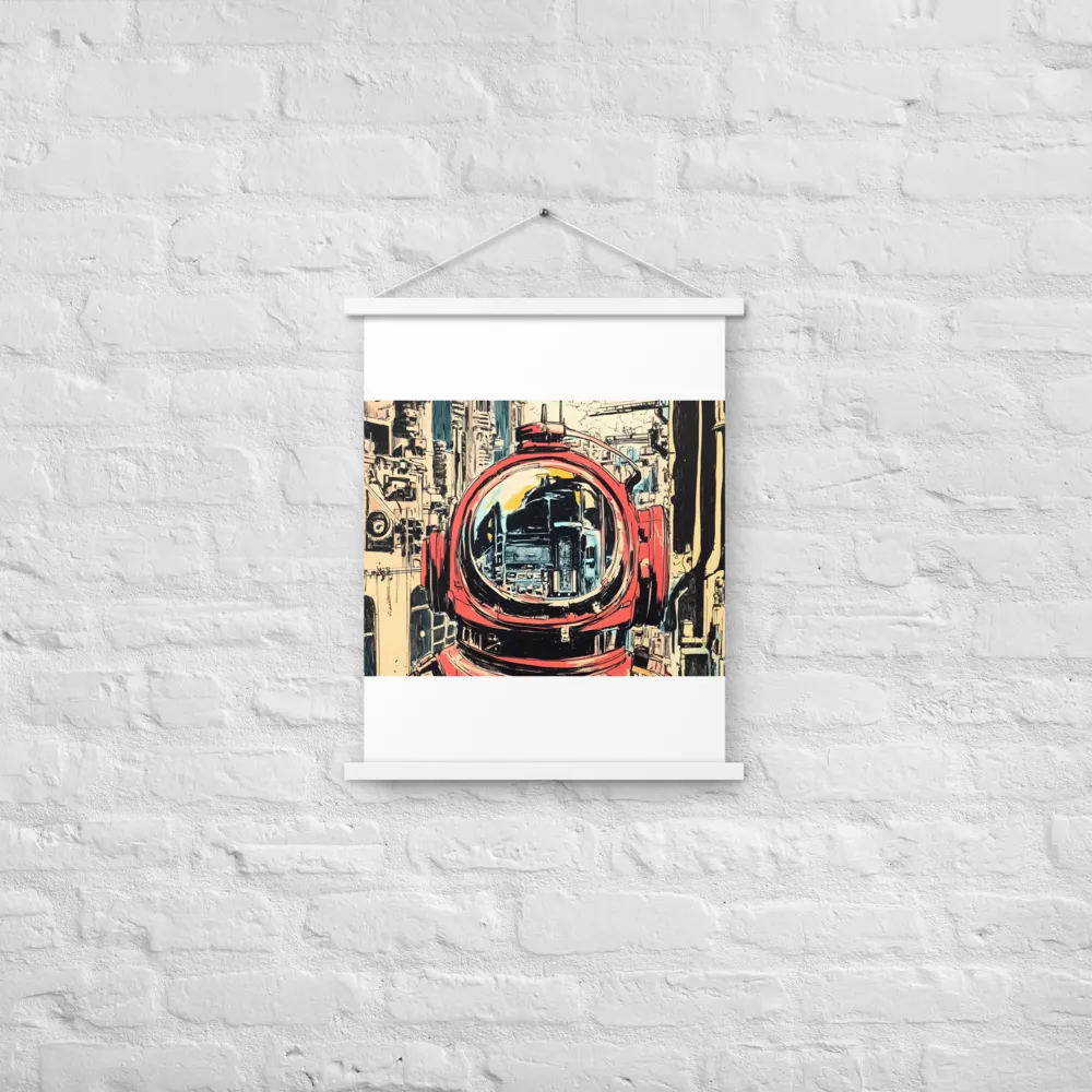 Reflections of Tomorrow | Poster With White Wood Hanger | 18″×24″