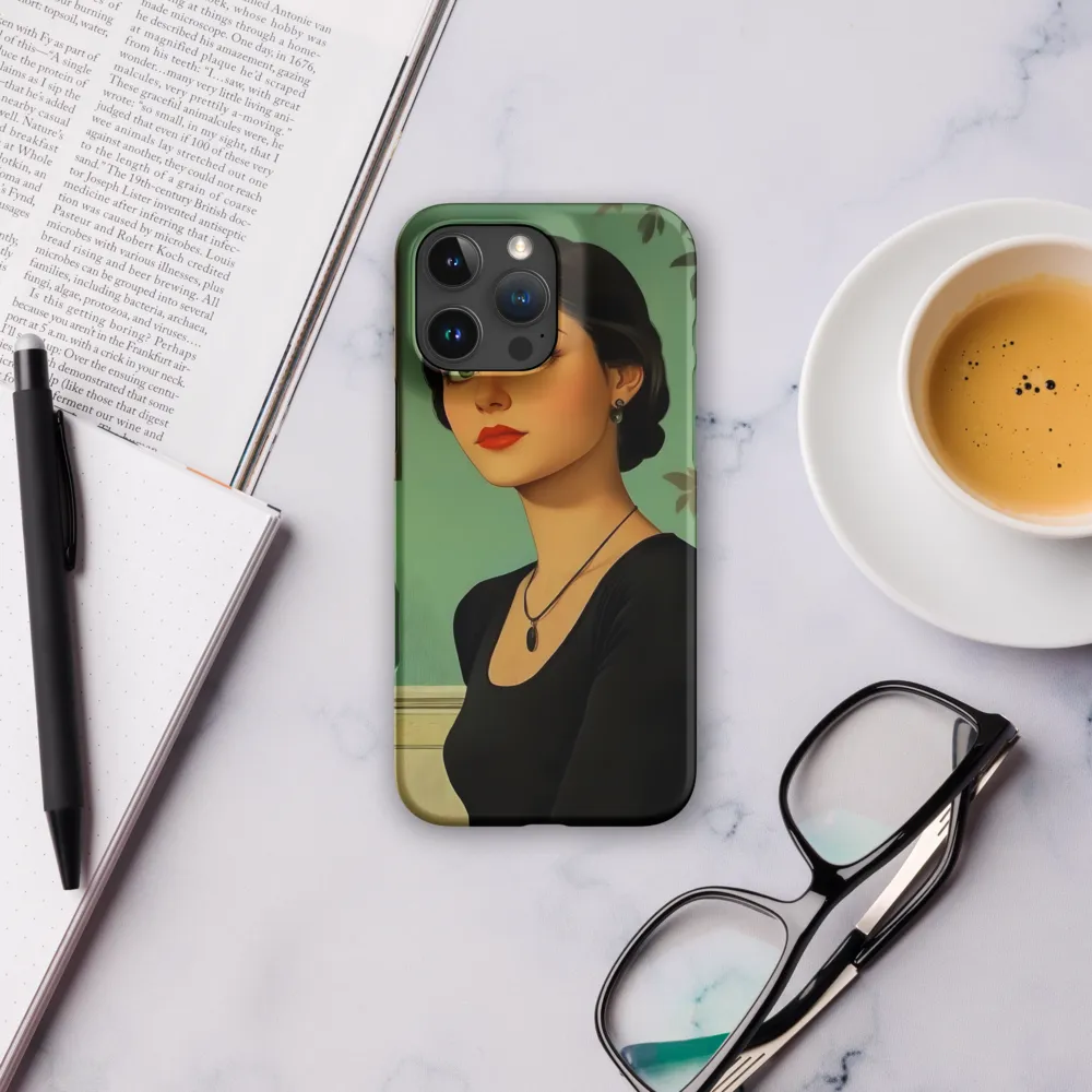 Serenity in Green | Phone Case |  16 Pro Max | Snap Case | Matte