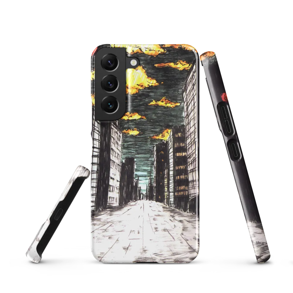 Eclipsed Cityscape