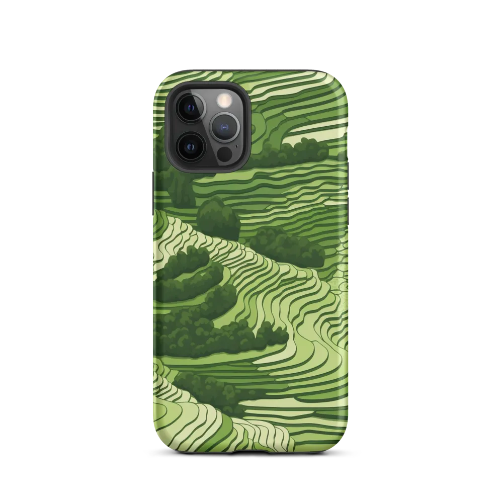 Waves of Green: An Abstract Landscape