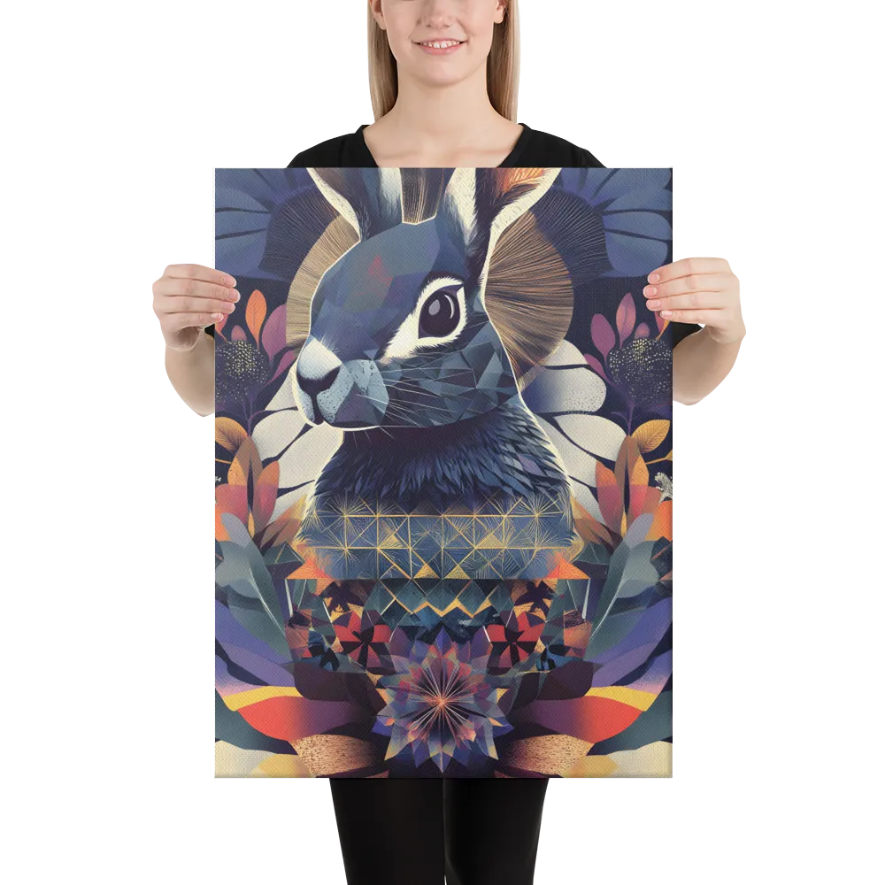 Ethereal Bunny: A Geometric Wonderland