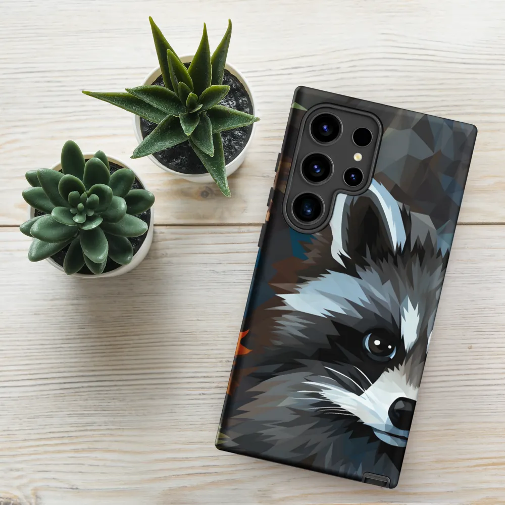 Whispers of Autumn: The Raccoon's Gaze
