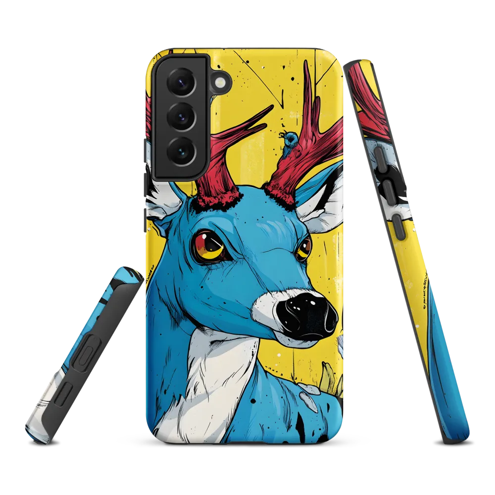 Vivid Antlers: A Modern Take on Nature