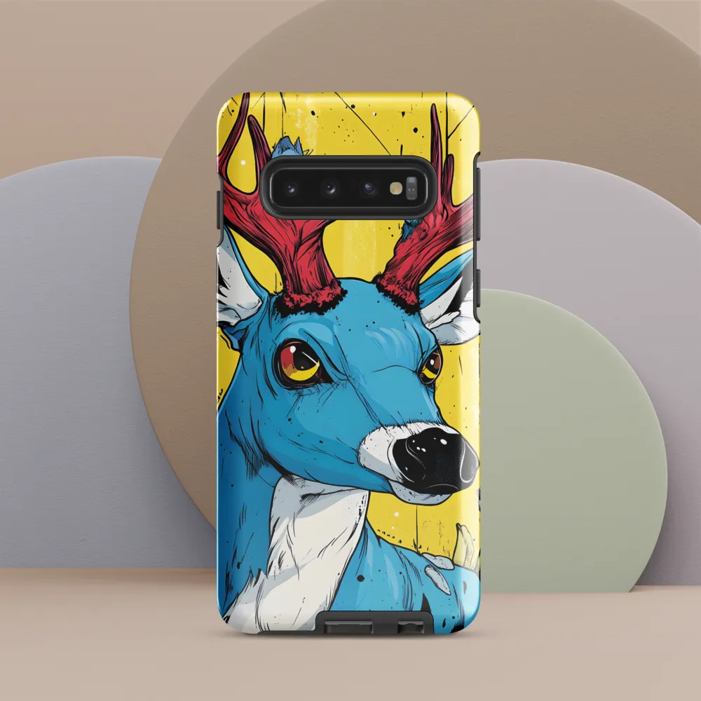 Vivid Antlers: A Modern Take on Nature