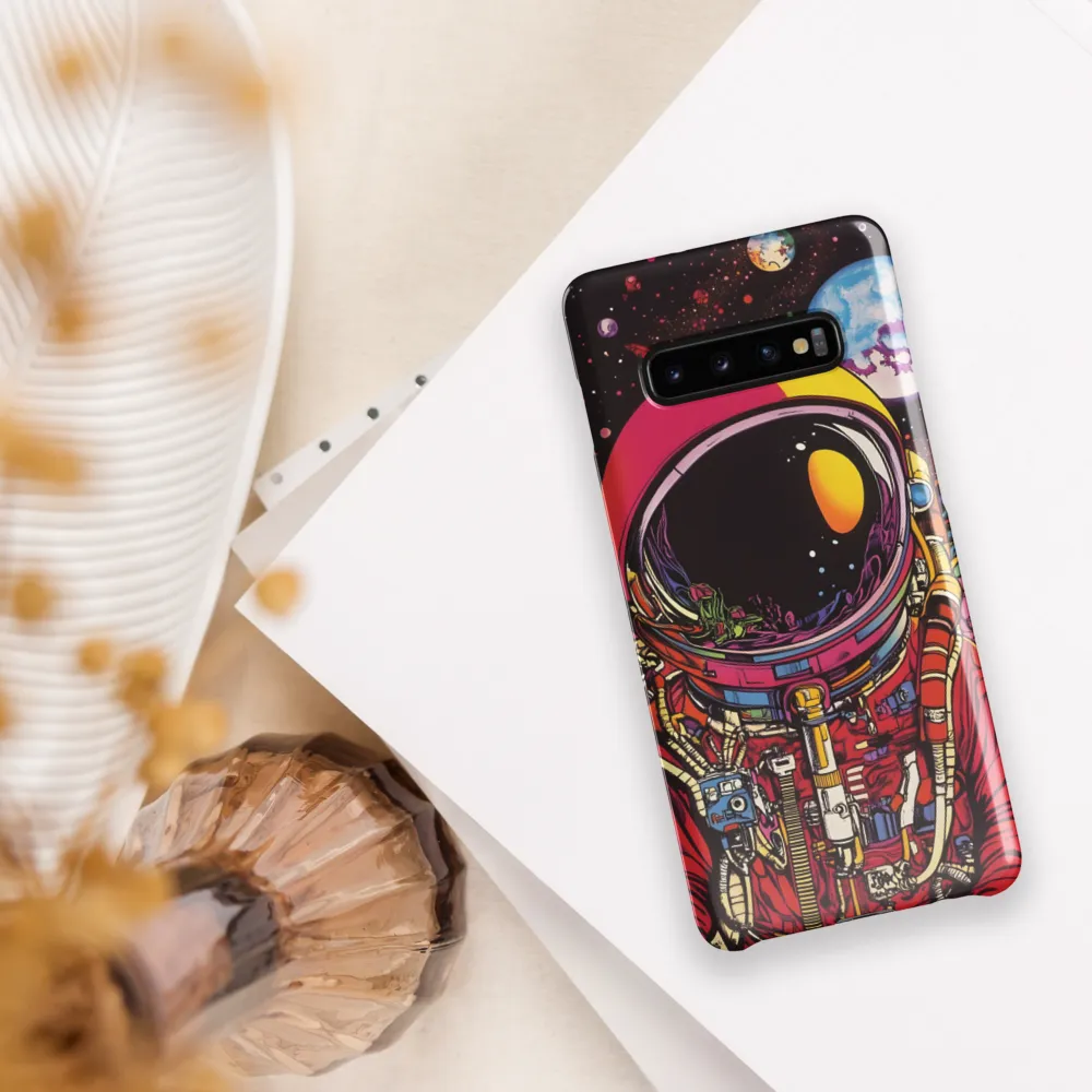 Cosmic Journey: An Astronaut's Exploration | Phone Case |  S10 Plus | Snap Case | Glossy