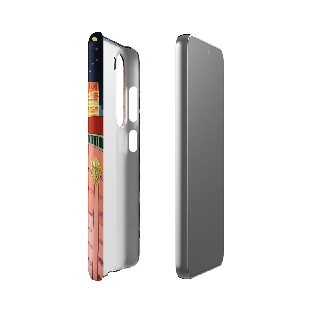 Urban Dreamscape: A Pop Art Night | Phone Case |  S23 | Snap Case | Matte
