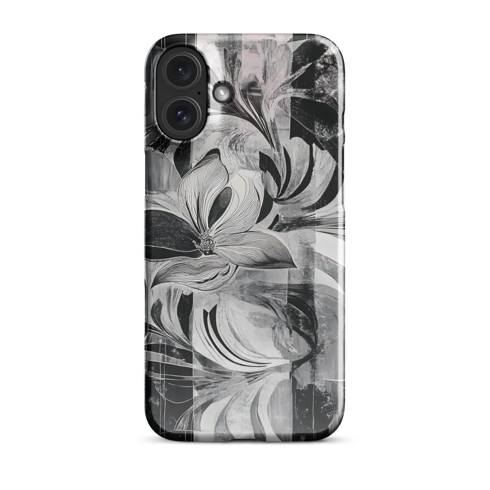 Floral Fusion in Monochrome