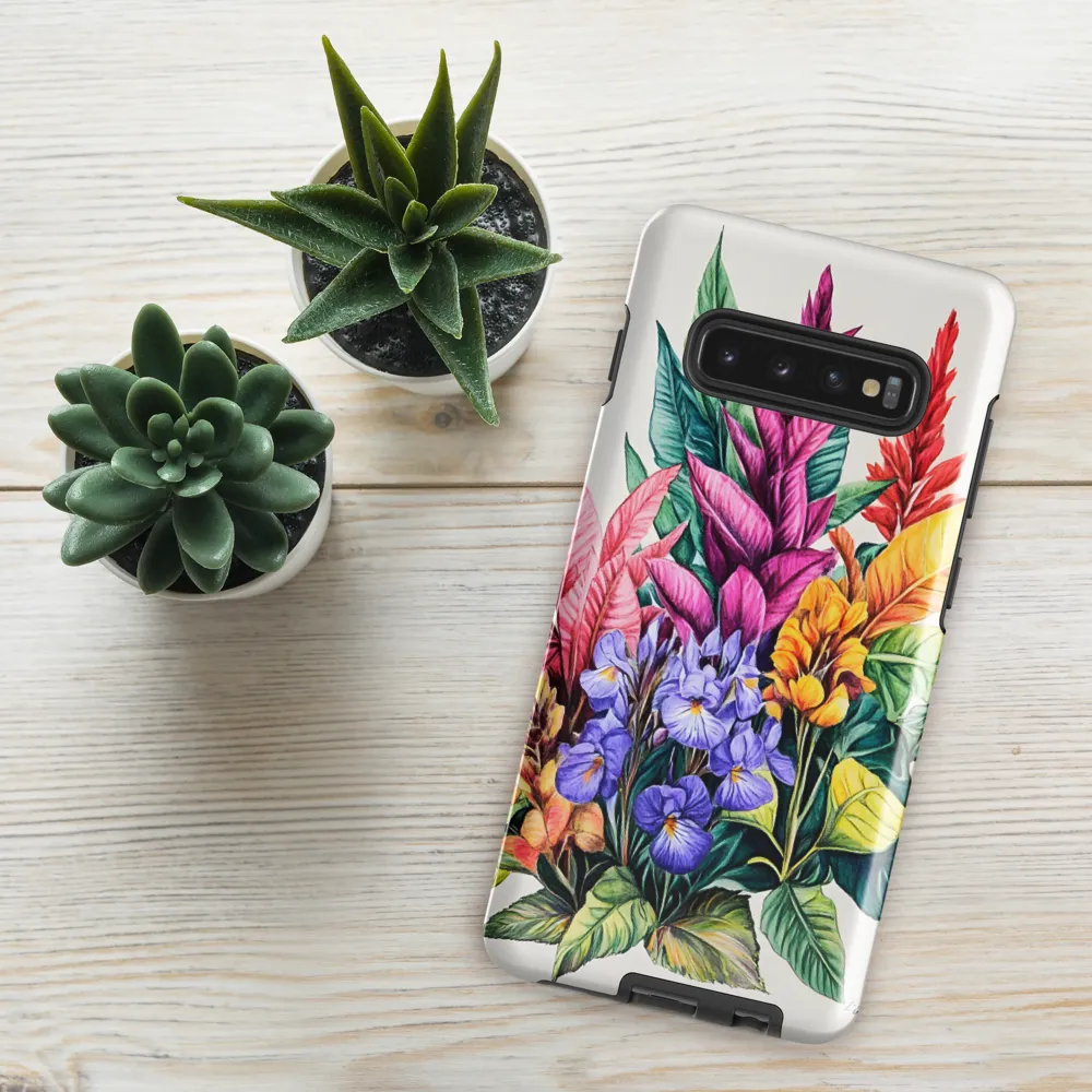 Tropical Symphony | Phone Case |  S10 Plus | Tough Case | Glossy