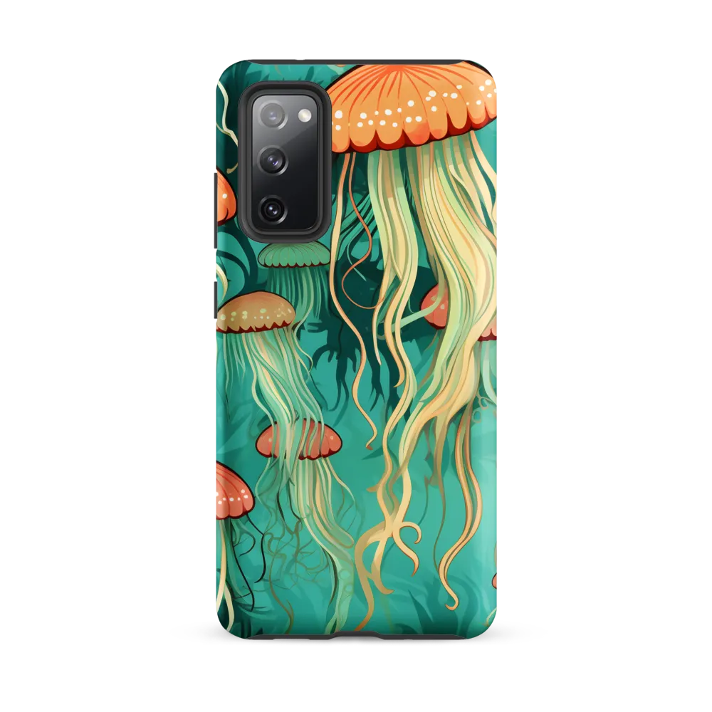 Ethereal Dance of Jellyfish | Phone Case |  S20 FE | Tough Case | Matte