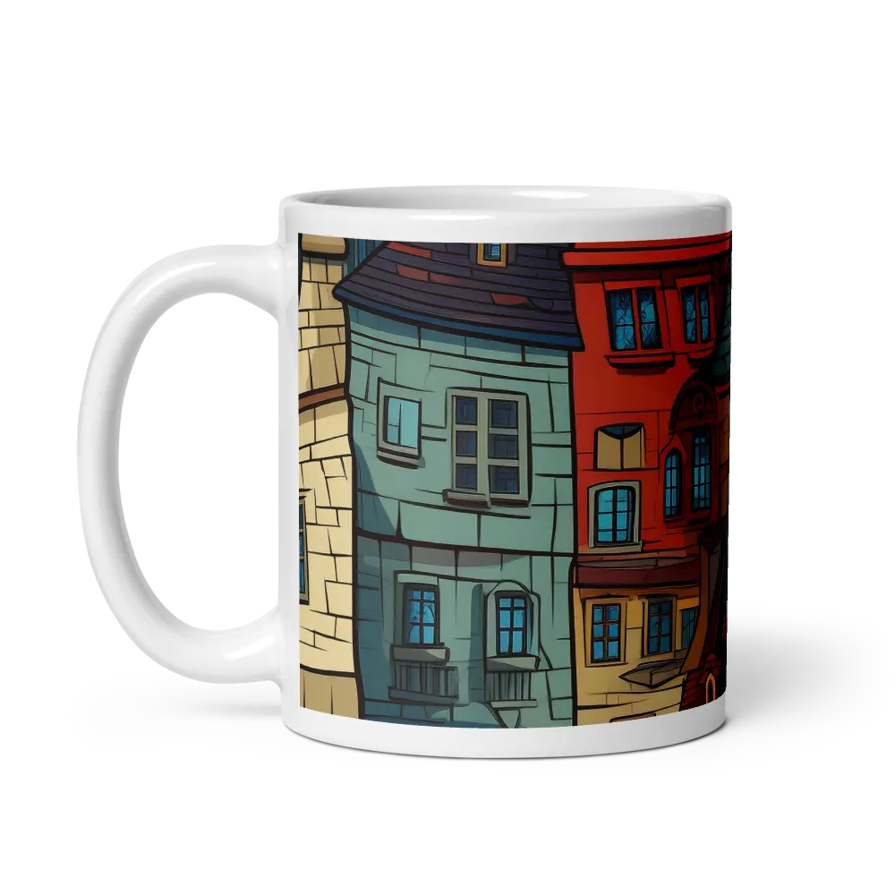 Whimsical Urban Mosaic | Mugs | Multiple Sizes & Colors