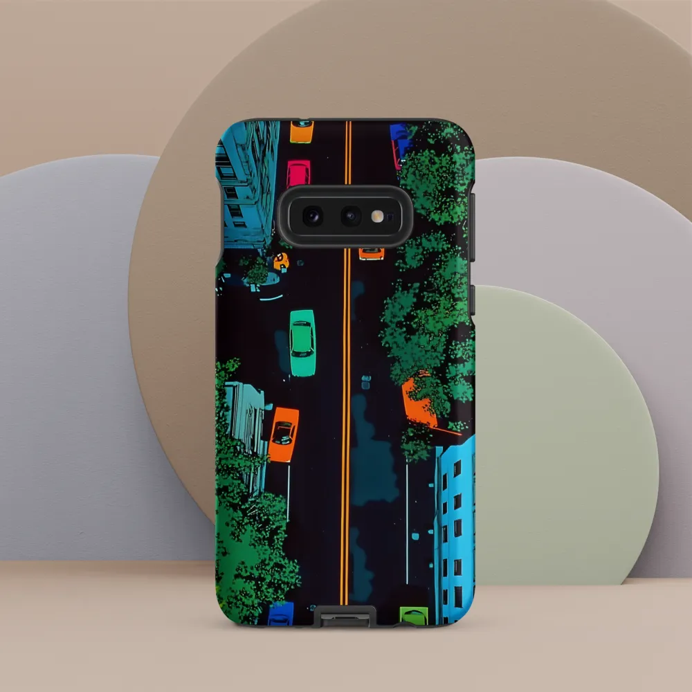 Urban Pulse: A Colorful Intersection