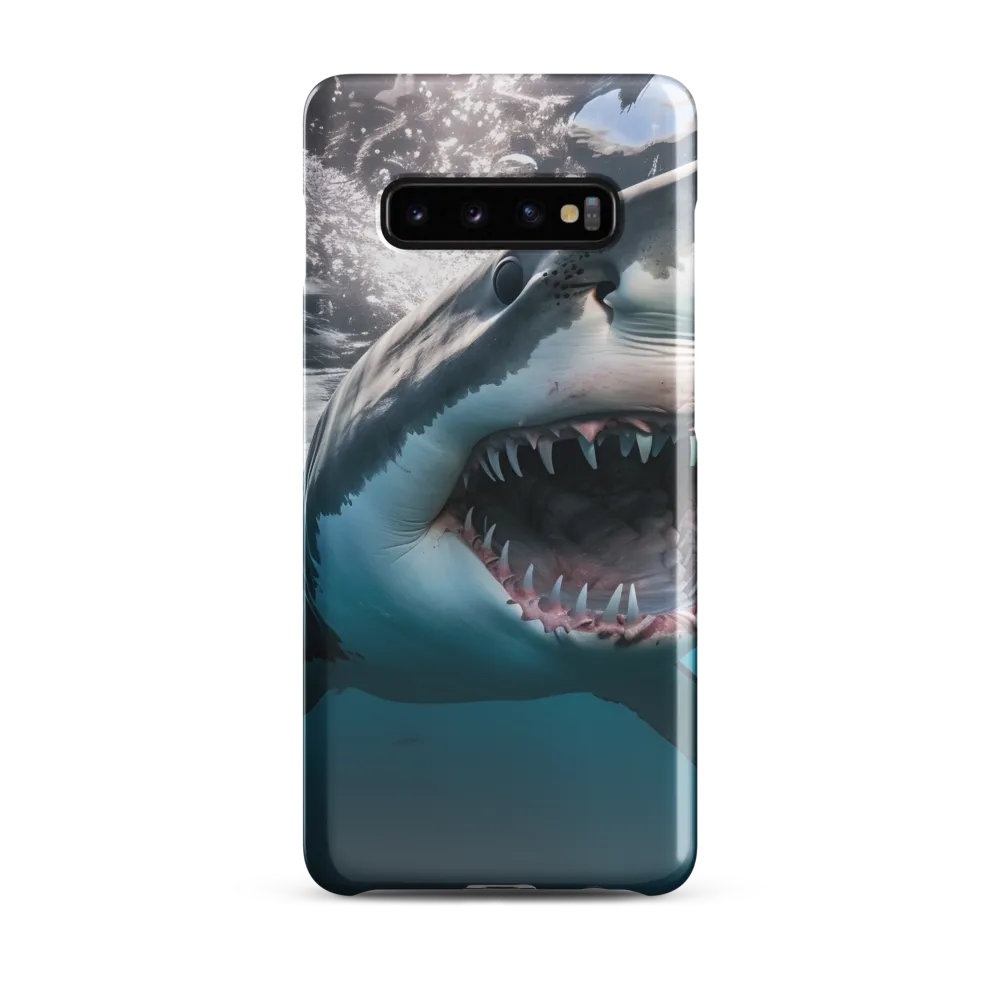 Majesty of the Ocean: The Great White Shark | Phone Case |  S10 Plus | Snap Case | Glossy