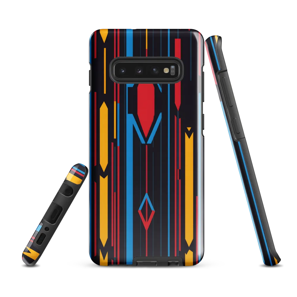 Dynamic Geometric Harmony | Phone Case |  S10 Plus | Tough Case | Glossy