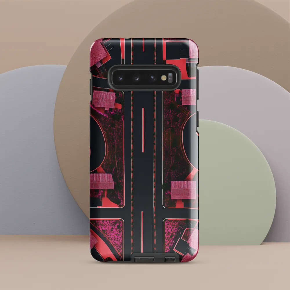 Magenta Meridian — An Orthographic Study of Suburban Blocks