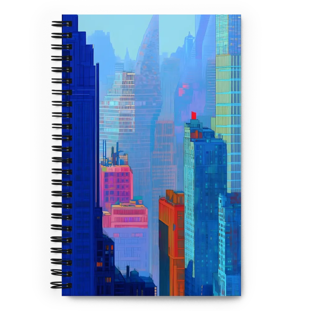 Urban Dreamscape: A Futuristic City | Spiral Notebook