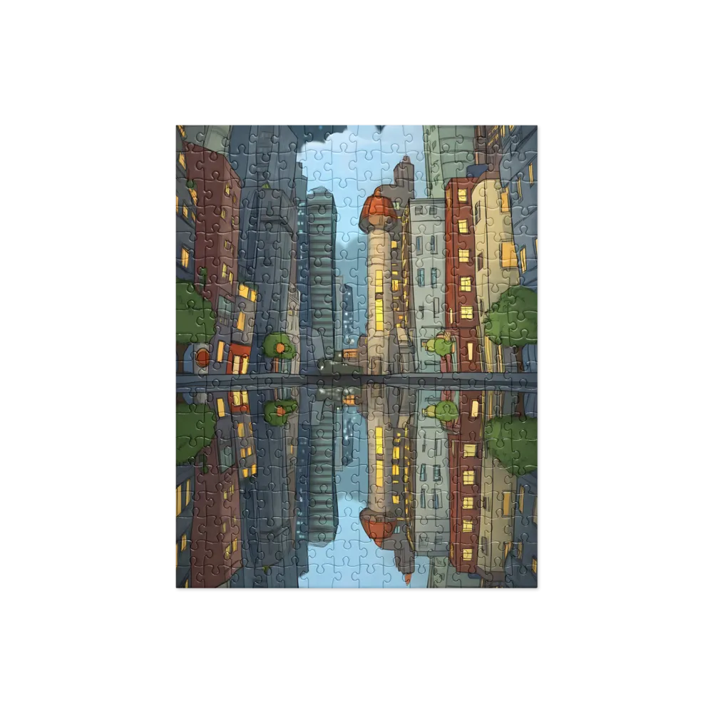 Reflections of a Serene City | Jigsaw Puzzle | 252 pieces