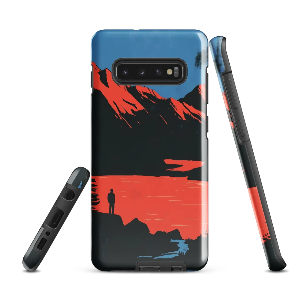 Serenity in Contrast | Phone Case |  S10 Plus | Tough Case | Glossy