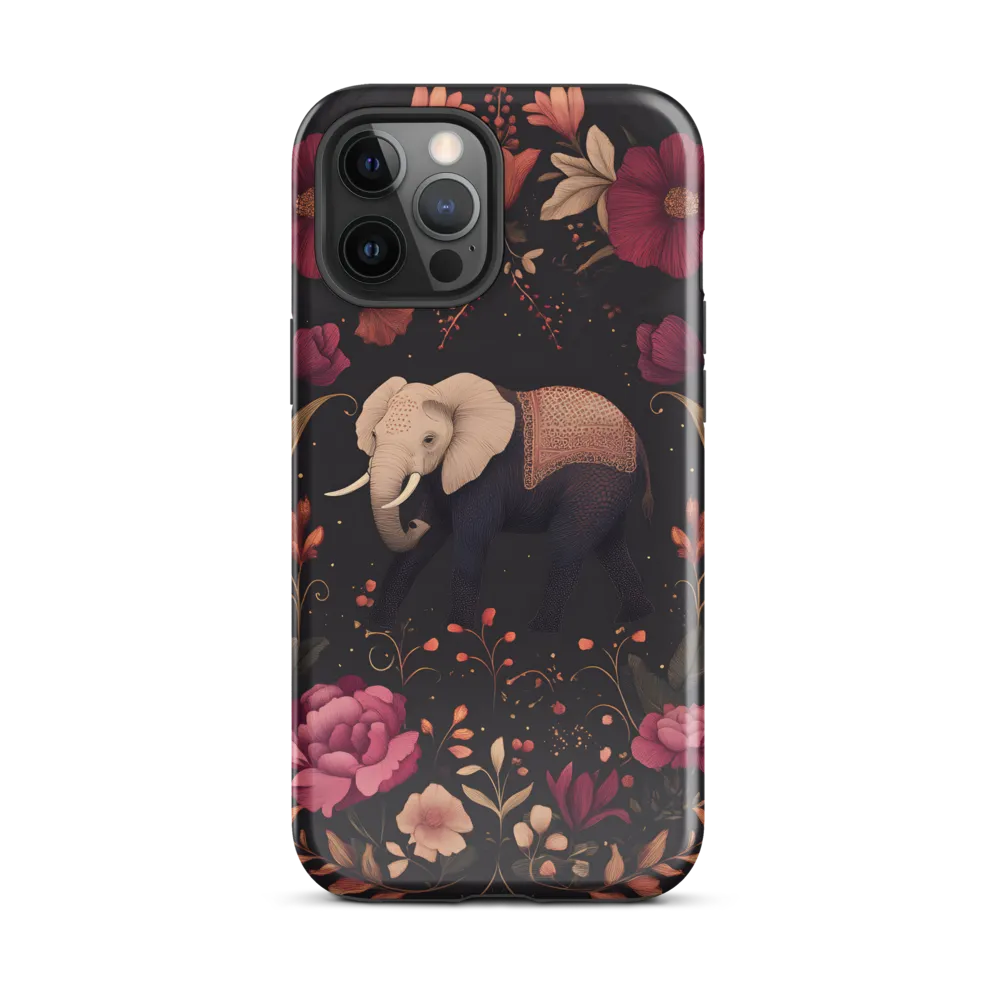 Whispers of the Wild: Elephants and Blooms