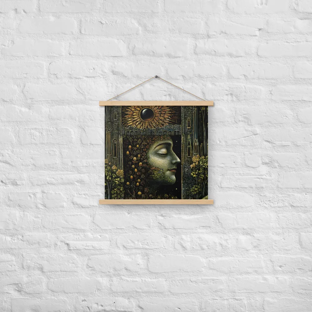 Nature’s Embrace: The Infinite Connection | Poster With Oak Wood Hanger | 18″×18″