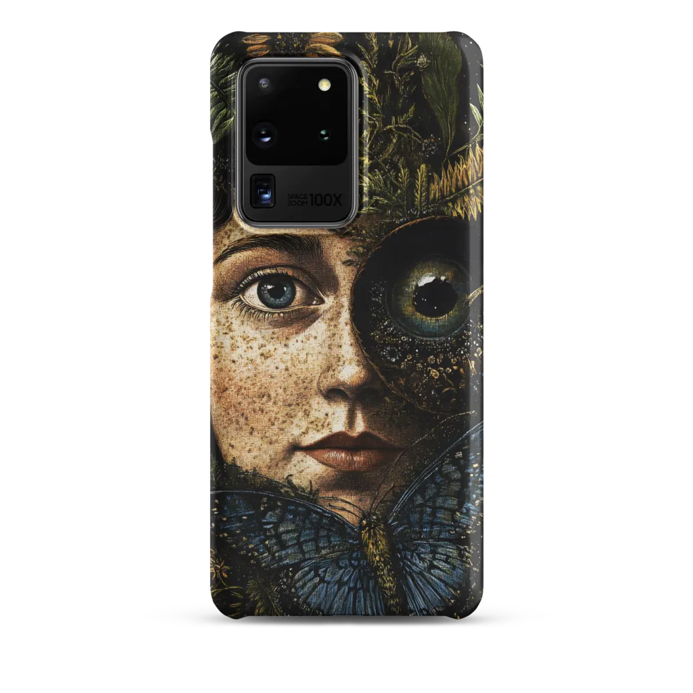 Nature's Embrace: A Surreal Portrait | Phone Case |  S20 Ultra | Snap Case | Matte