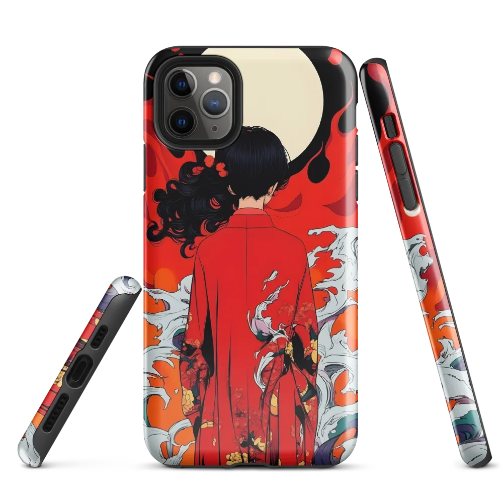 Ethereal Whispers of Flame and Water | Phone Case |  11 Pro Max | Tough Case | Glossy