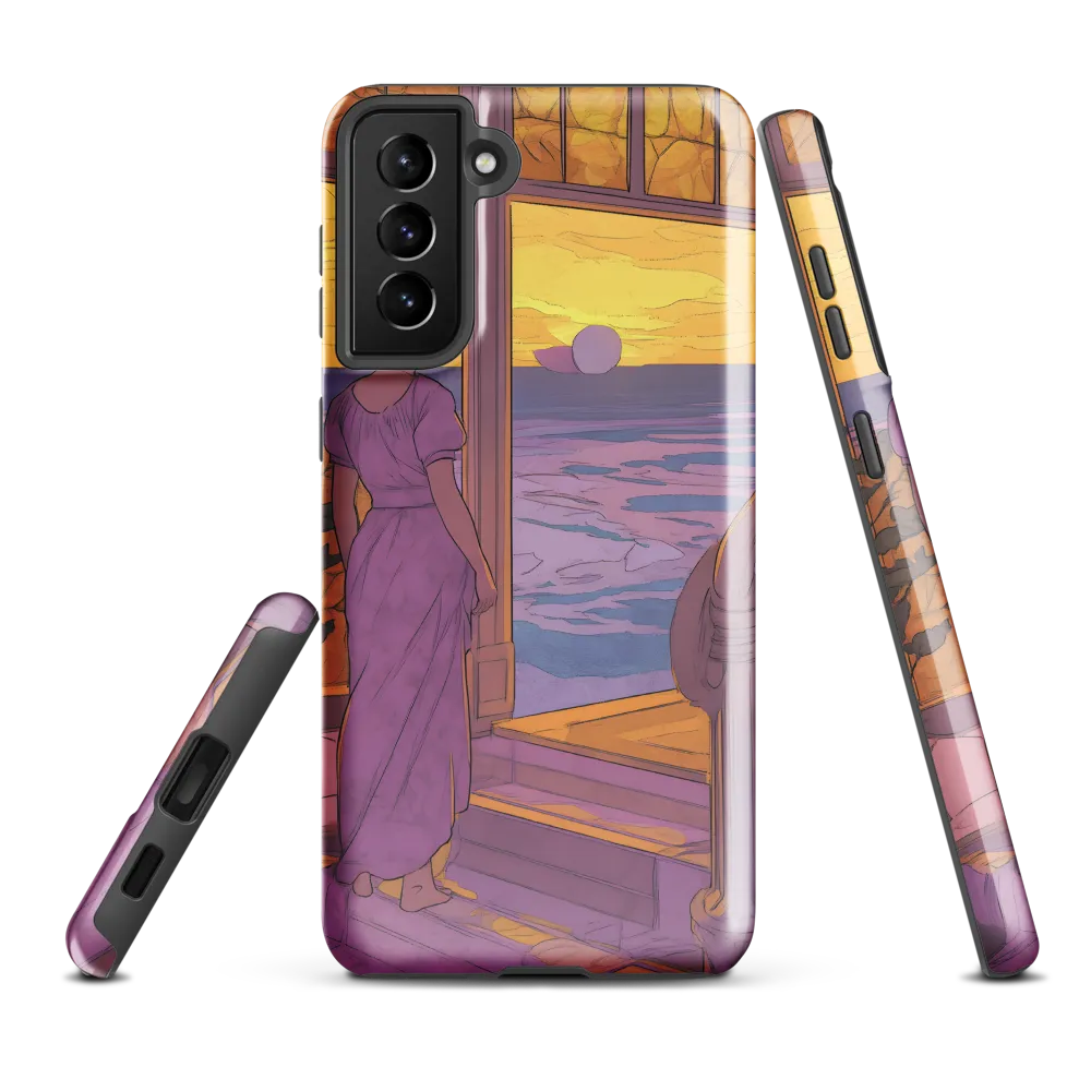 Whispers of the Sunset | Phone Case |  S21 Plus | Tough Case | Glossy