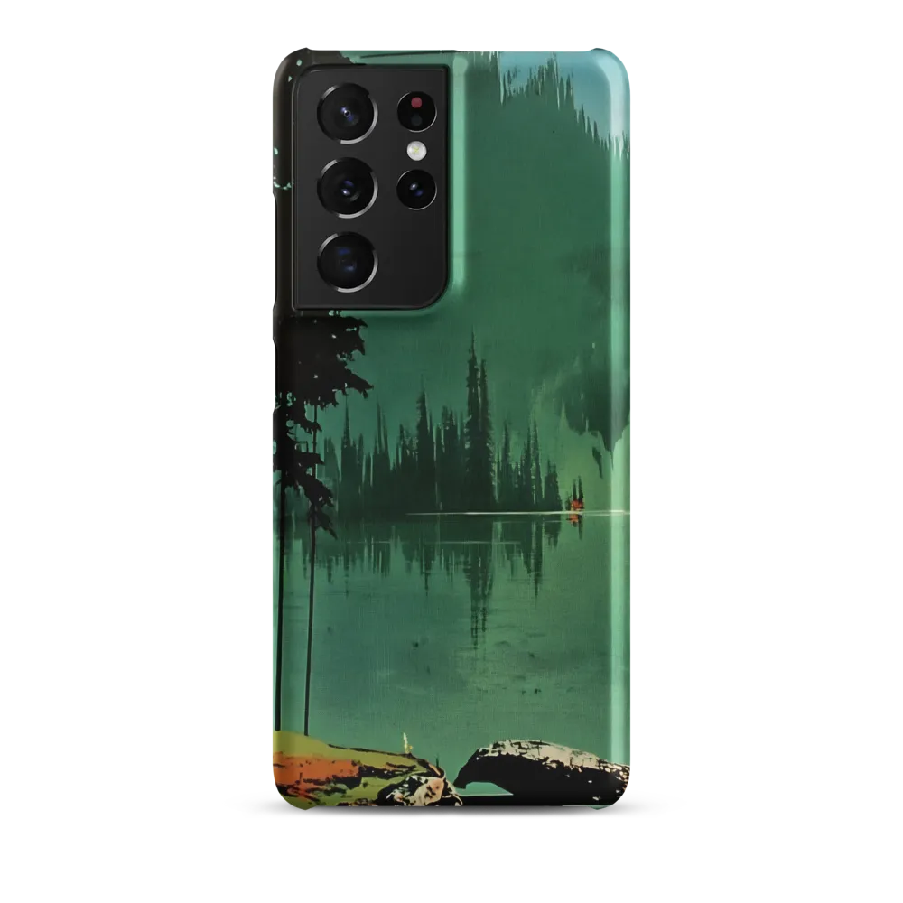 Serenity Reflected: A Tranquil Lake Scene