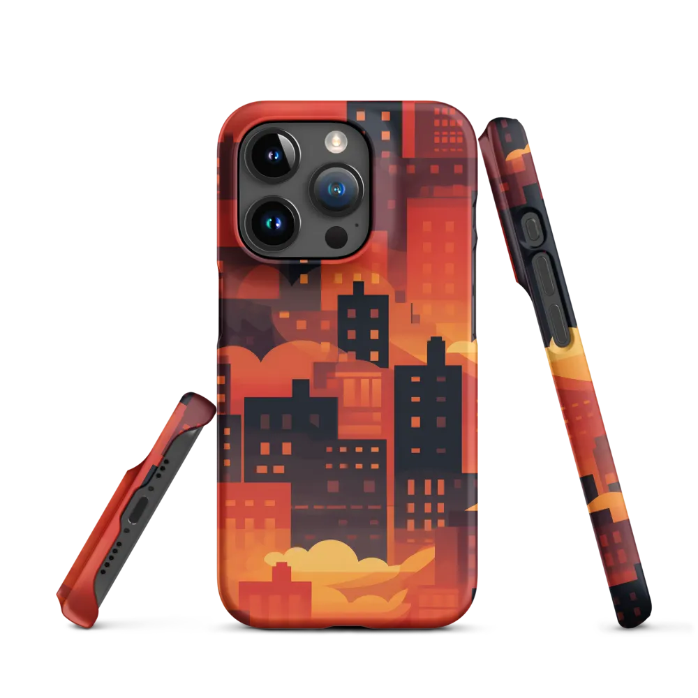 Radiance of the Urban Horizon | Phone Case |  15 Pro | Snap Case | Matte