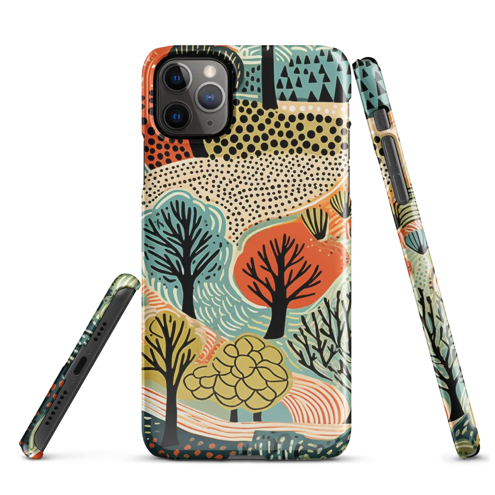 Whimsical Forest Patterns | Phone Case |  11 Pro Max | Snap Case | Glossy