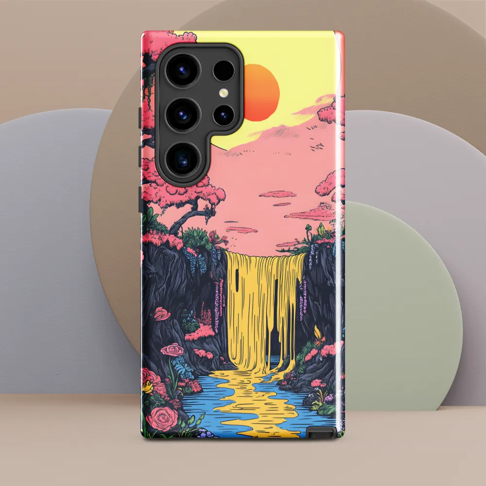 Ethereal Cascade of Blossoms