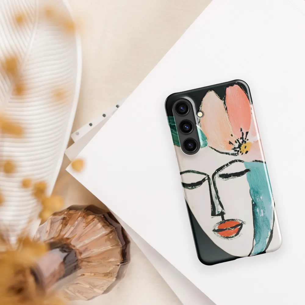 Elegance in Bloom | Phone Case |  S24 | Snap Case | Glossy