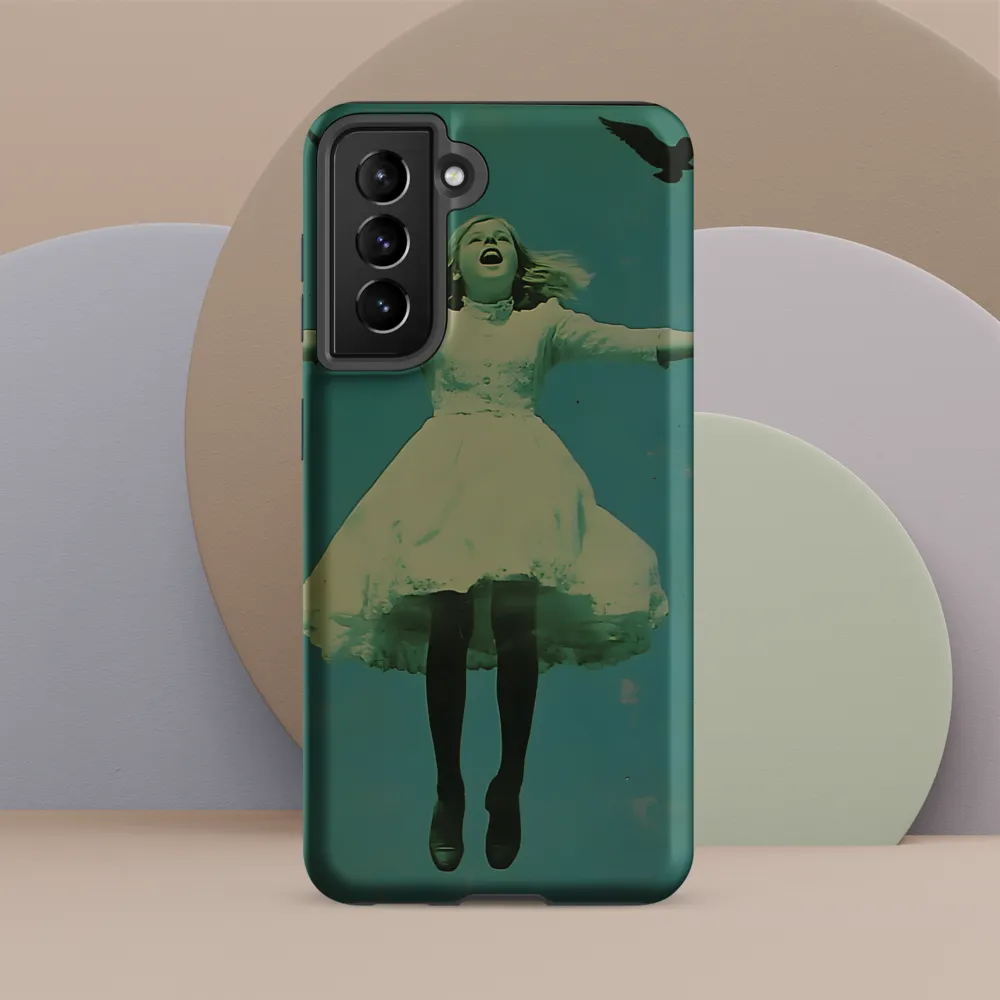 Ethereal Flight: The Freedom of Dreams | Phone Case |  S21 FE | Tough Case | Matte