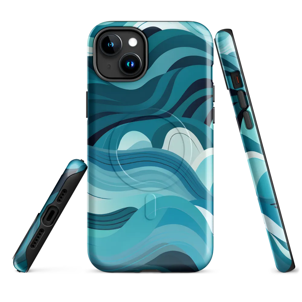 Ebb and Flow | Phone Case |  15 Plus | MagSafe® Tough Case | Glossy