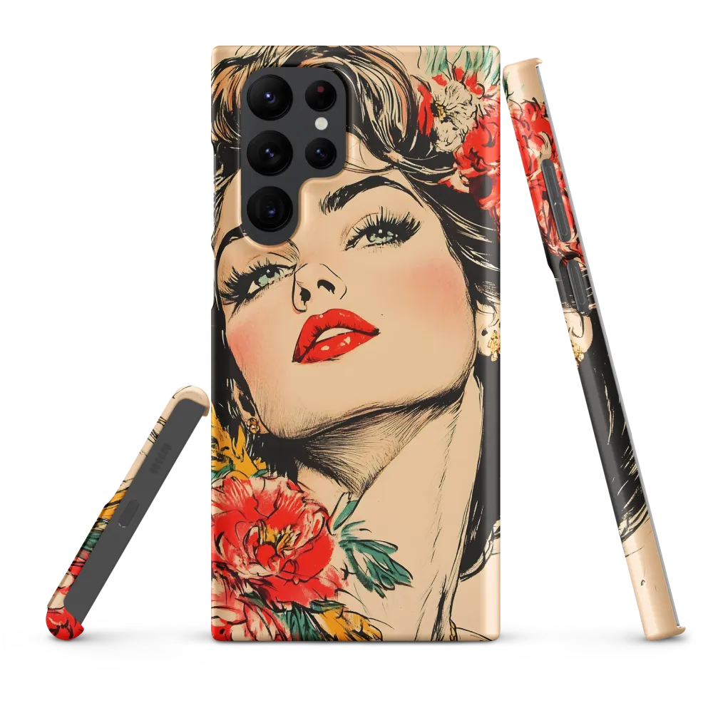Radiance in Red: A Portrait of Elegance