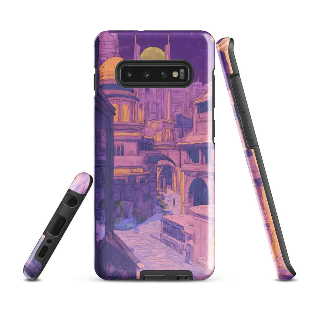 Moonlit Fantasy City | Phone Case |  S10 Plus | Tough Case | Glossy