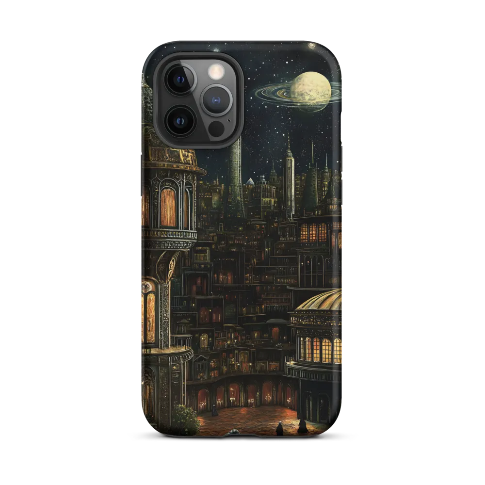Celestial Enigma: A Surreal Cityscape