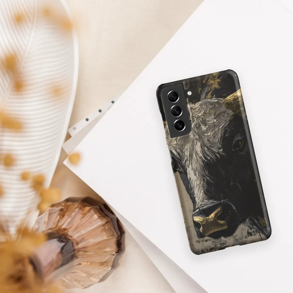 Majestic Bull: The Power in Black and Gold
