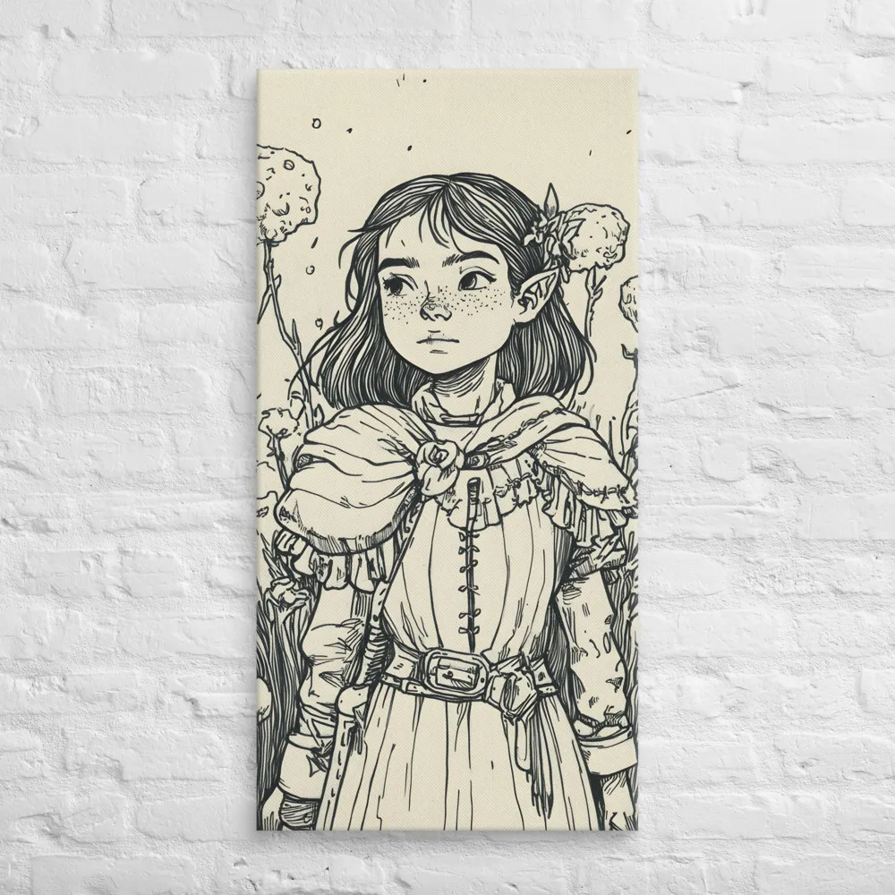 A Young Guardian of Nature | Canvas | 20″×40″