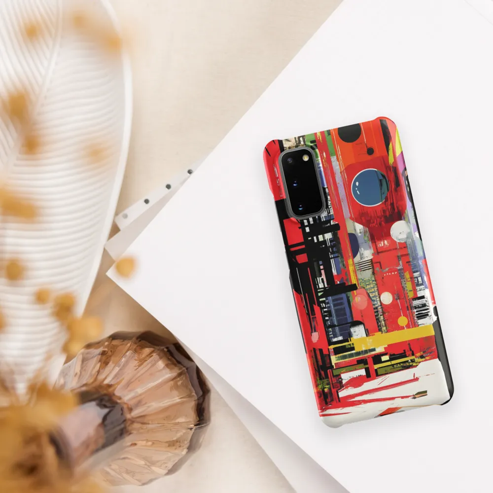 Urban Echoes: A Futuristic Reverie | Phone Case |  S20 | Snap Case | Matte