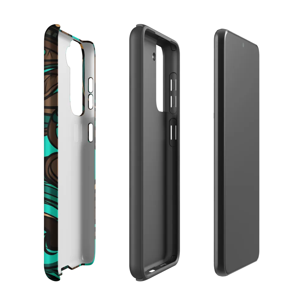 Fluctuating Currents | Phone Case |  S21 | Tough Case | Matte