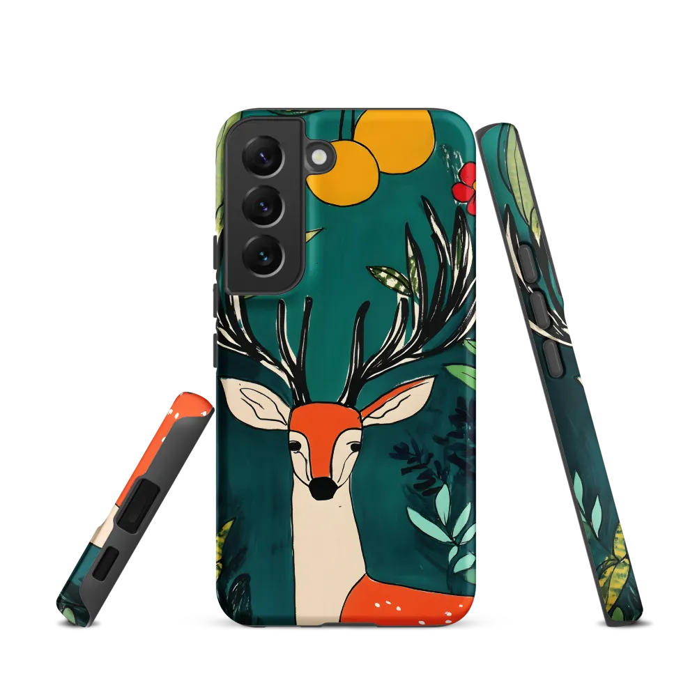 Nature's Embrace: The Majestic Deer | Phone Case |  S22 | Tough Case | Matte