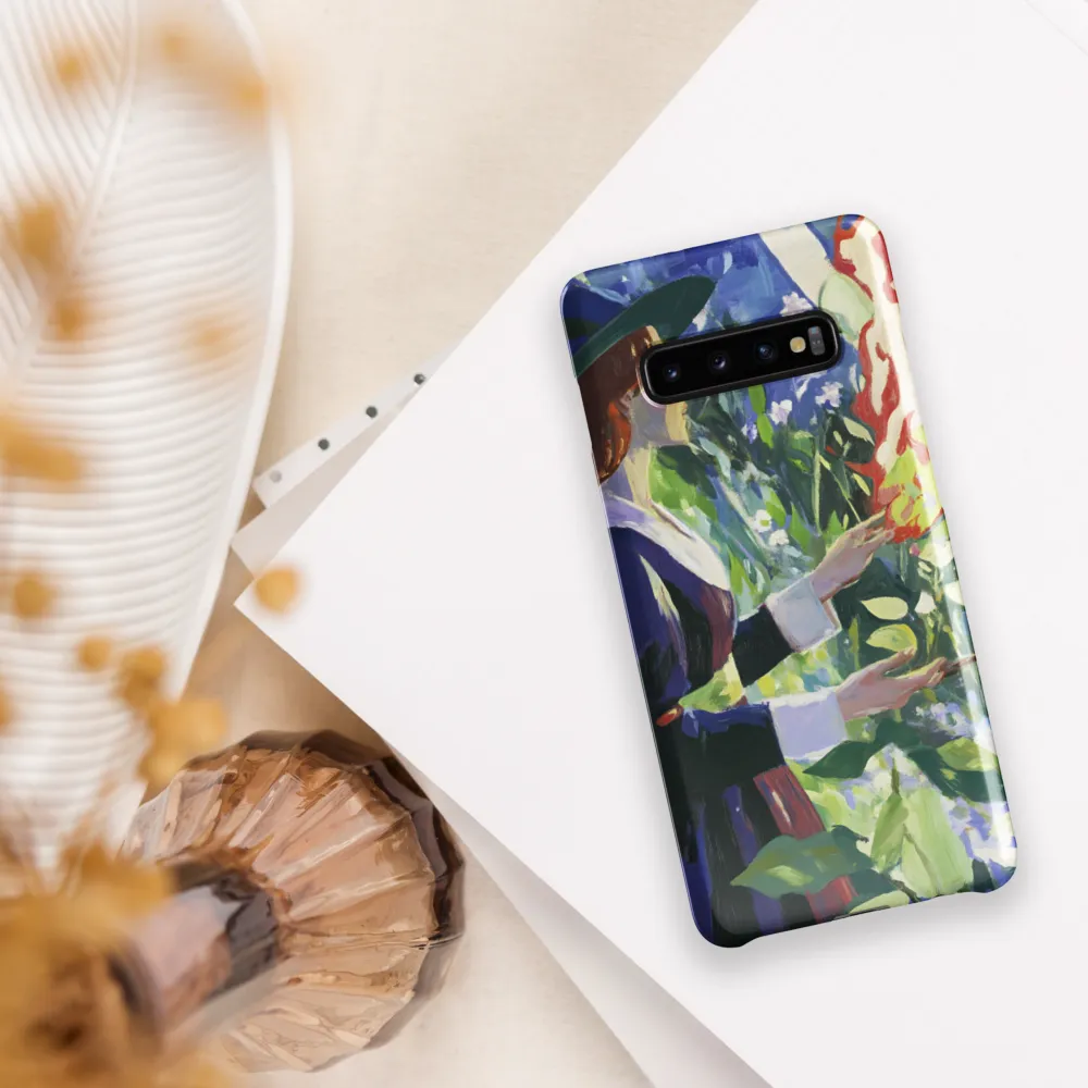 Enchanting Flames: A Dance with Nature | Phone Case |  S10 Plus | Snap Case | Glossy