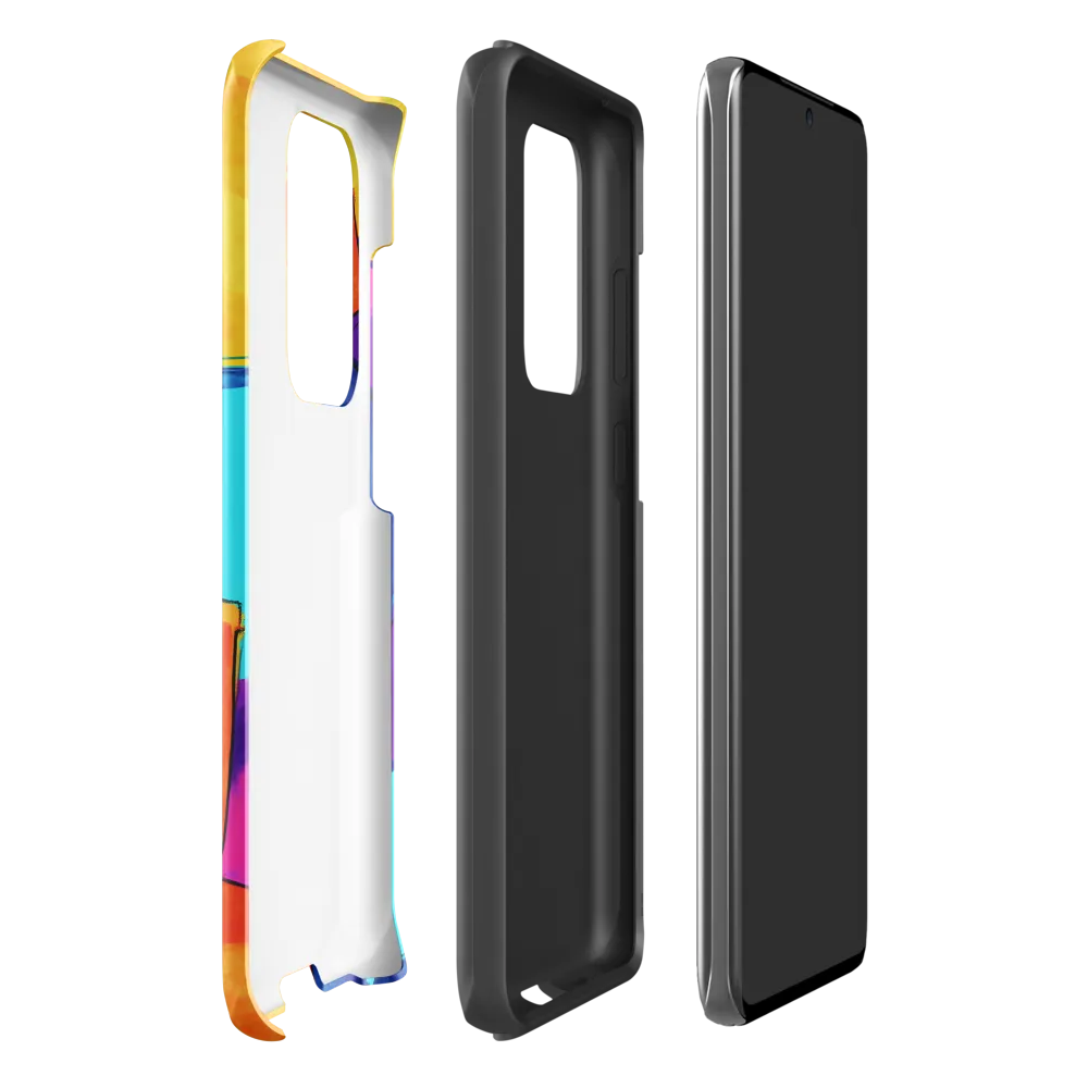 Playful Cubes in Vibrant Harmony | Phone Case |  S20 Ultra | Tough Case | Glossy