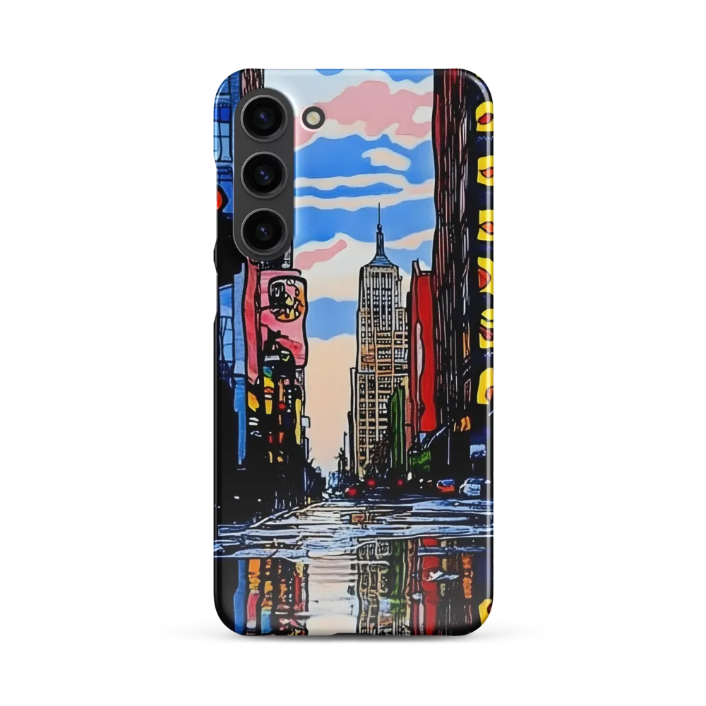 Reflections of a Vibrant City | Phone Case |  S23 Plus | Snap Case | Glossy