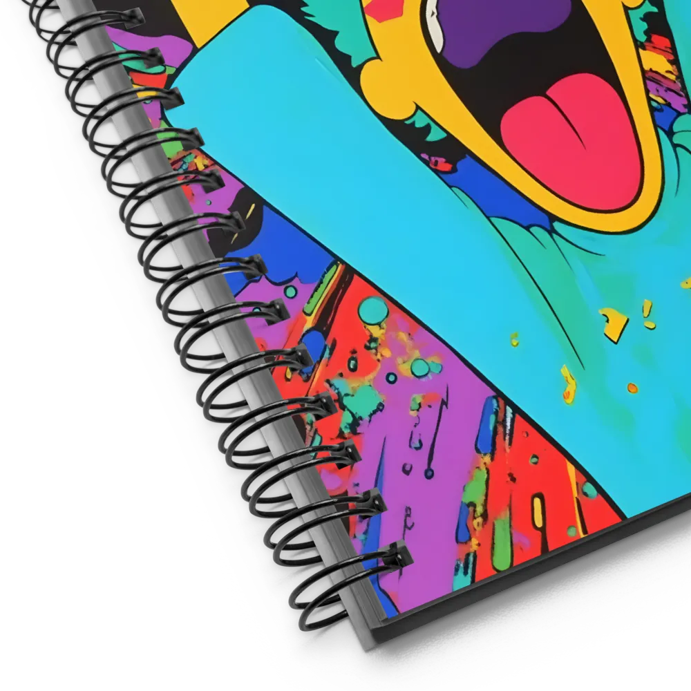 Eruption of Joy | Spiral Notebook