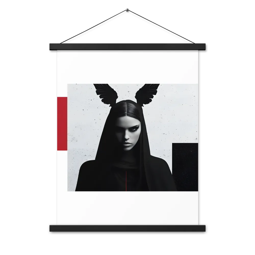 Whispers of Darkness | Poster With Black Wood Hanger | 18″×24″
