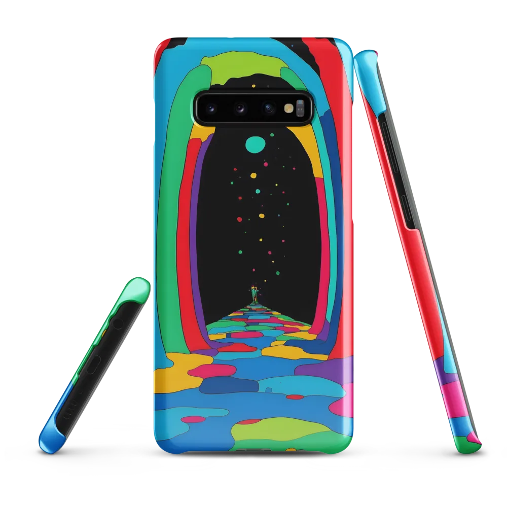 Journey Through a Psychedelic Landscape | Phone Case |  S10 Plus | Snap Case | Glossy